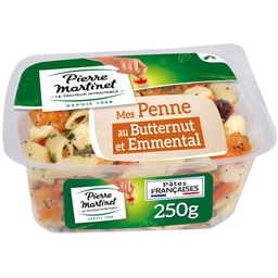 [926980] PENNE PASTA SALAD WITH BUTTERNUT SQUASH AND EMMENTAL CHEESE 250G