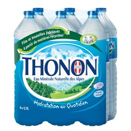 [612929] Eau Minérale Naturelle THONON 6 x 1.5L