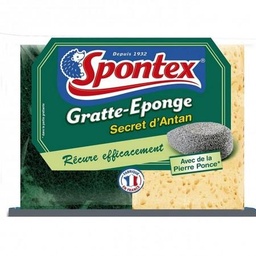 [759563] 2 SCRUB SPONGE WITH PUMICE STONE
