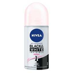 [843722] Déodorant Bille Anti-transpirant 48H Black&White Original NIVEA le roll-on de 50ml