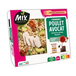 [612127] SALADE COFFRET POULET AVOCAT 320 GR MIX