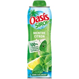 [629964] OASIS SIROP MENTHE CITRON 75CL