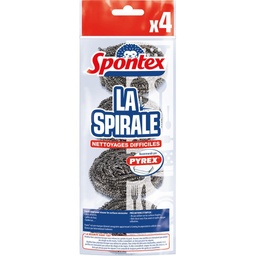 [738401] SPIRAL METAL SPONGE X4 SPONTEX