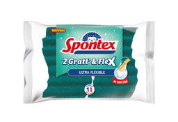 [737783] DOUBLE SIDE SCRUBBING GRATFLEX SPONGE X2 SPONTEX