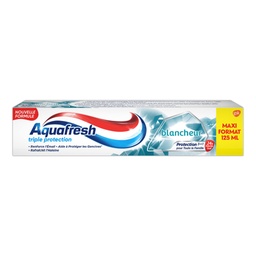 [844464] AQUAFRESH DENTIFRICE TRIPLE PROTECTION BLANCHEUR 125ML