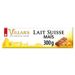 [836825] Chocolat Villars Lait Suisse Maïs croustillant 300g