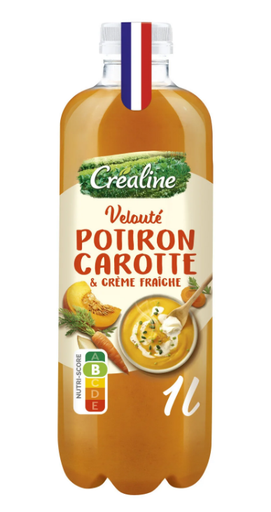 [639385] CREALINE VELOUTE POTIRON CAROTTE 1L