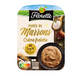 [515304] FLORETTE  PUREE MARRONS POINTE CRÈME FRAICHE 2x180g