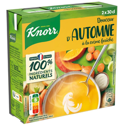 [207282] 2X30CL AUTUMN SOUP WITH FRESH CREAM KNORR