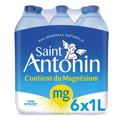 [644666] SAINT ANTONIN Natural Mineral Water 6x1L