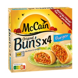 [644146] ORIGINAL BUN'S BURGER GROUND BEEF 460 G McCAIN