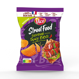 [646026] VICO STREET FOOD SPICY BARBECUE POTATO CHIPS 120G