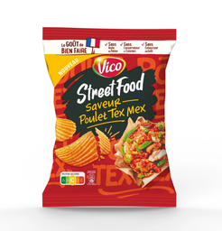 [646042] POTATO CHIPS STREET FOOD CHICKEN 120G VICO