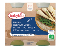 [646083] BABYBIO POT PARSNIP+GREENBEANS+RICE 2*200G