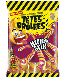 [508408] TETES BRULEES HYPNOSTIK SOUR CANDIES 180G