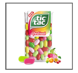 [123042] TIC TAC CANDIES X110 PASTILLES FESTIVAL - 54G