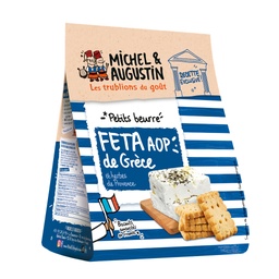 [032508] SMALL FETA FLAVORED APPETIZER BISCUITS 90G M&AUG