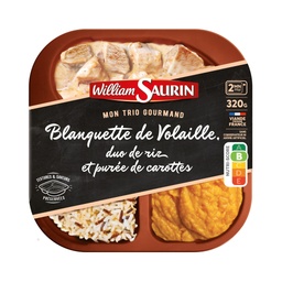 [660241] COOKED DISH: CHICKEN BLANQUETTE WITH A DUO OF RICE AND CARROT PURÉE - W.SA