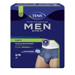 [874107] TENA Men Active fit pants plus S/M x9