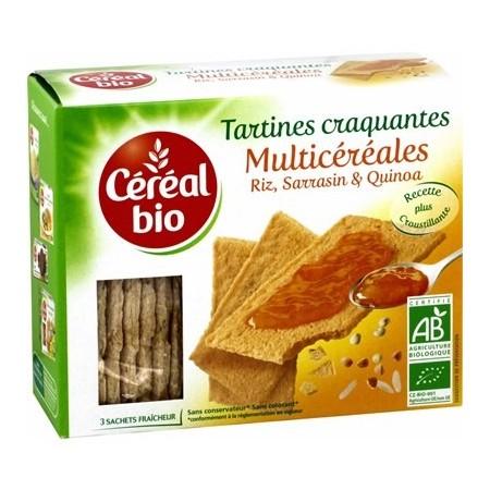 CEREAL BIO TARTINES CRAQUANTES MULTICEREALES 145G