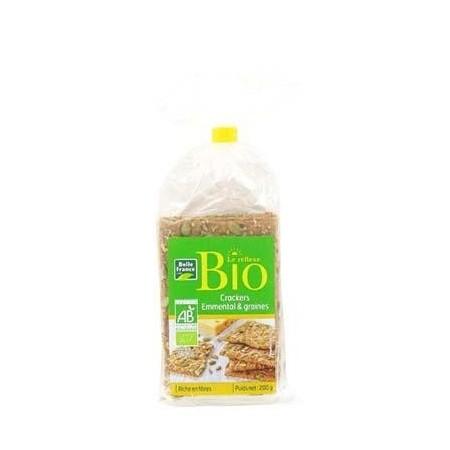 CRACKER EMMENTAL & GRAINES BIO BF SACHET 200 G