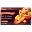 Mini Cheese Puff Pastry Flutes DBF Box 100g