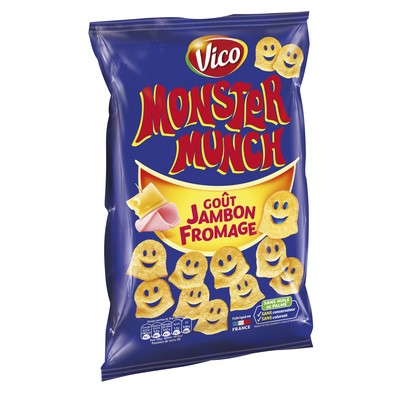 MONSTER MUNCH HAM/CHEESE 85g