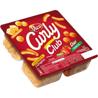 Curly Club Snack Box 90g