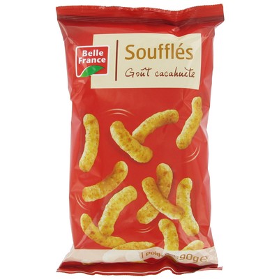 Belle France Peanut-Flavored Puff Snack 90g