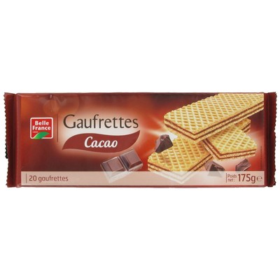 Cocoa Wafers x20 Belle France Pack 175g