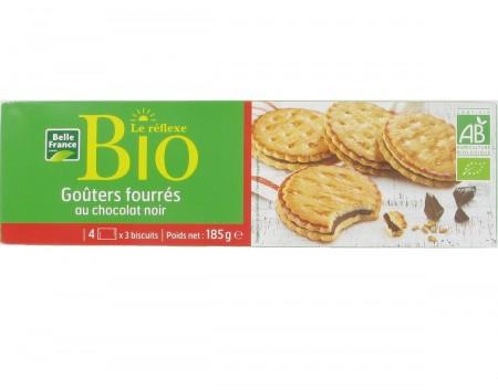 GOUTER ROND FOURRE CHOCOLAT NOIR BIO BF ETUI 185 G