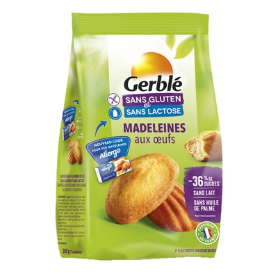 GERBLE SANS GLUTEN MADELEINE 200G