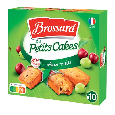 BROSSARD - 10 MINI FRUIT CAKES 300G