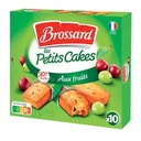 BROSSARD - 10 MINI CAKES AUX FRUITS 300 G