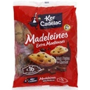 sachet 16 Madeleines maxi pépites de chocolat extra moelleuses 400g (emballage individuel)