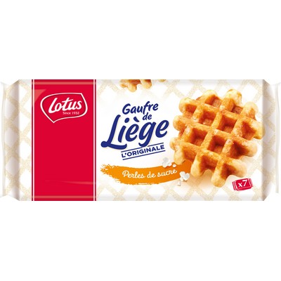 LOTUS Gaufre de Liège Perles de sucre 315g (7x1p)