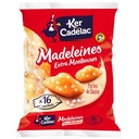 Pack of 16 Extra Soft Madeleines with Sugar Pearls 400g (Individually Wrapped)