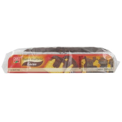 MARBRE CACAO BF SACHET 500 G