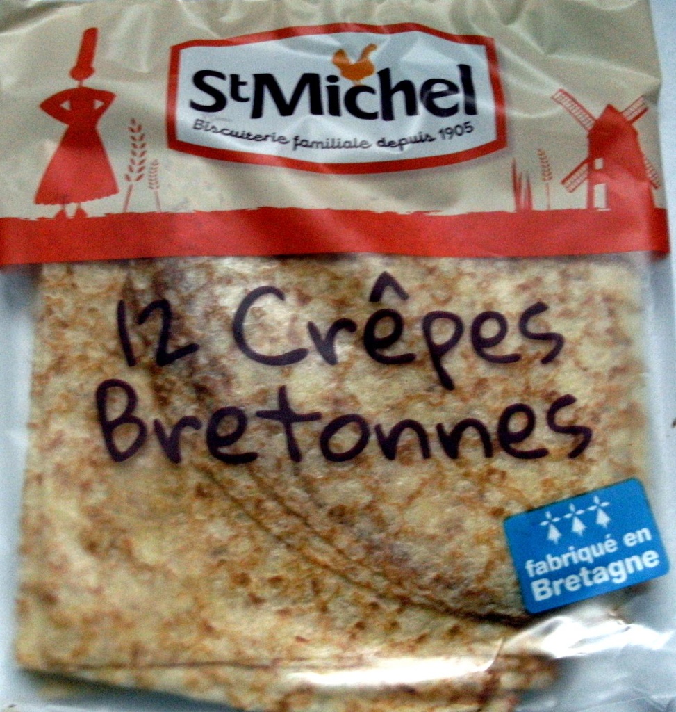 ST MICHEL - CRÊPES BRETONNES X12 - LE PAQUET DE 315G