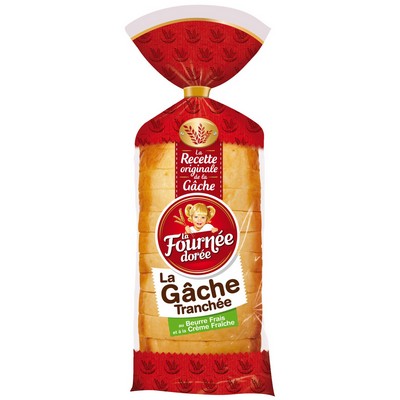 Sliced Gâche with Fresh Butter and Crème Fraîche 500g La Fournée Dorée
