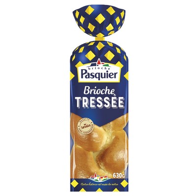 Brioche tressée nature 630g