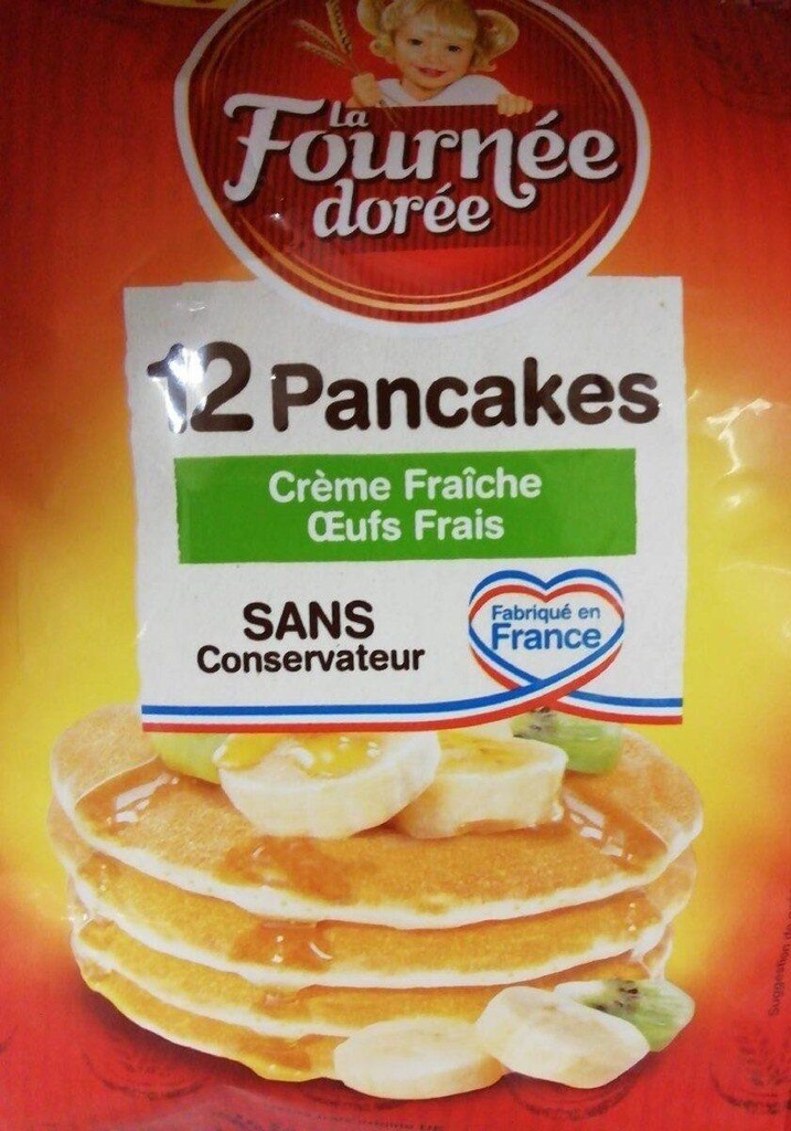 10 Pancakes Crème Fraîche 350g La Fournée Dorée