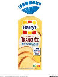 HARRYS Sliced Brioche -30% Sugar No Additives 485g