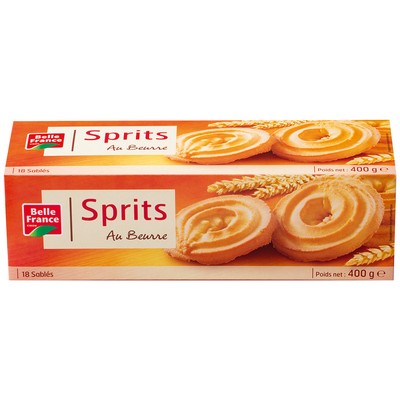 Butter Sprits Biscuits x18 Belle France 400g