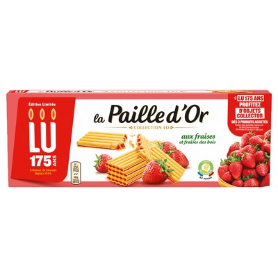 Paille d'Or with Strawberries and Wild Strawberries 170g