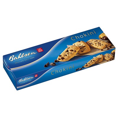 Bahlsen Chokini Chocolate Chip Shortbread Biscuits - 125g Box