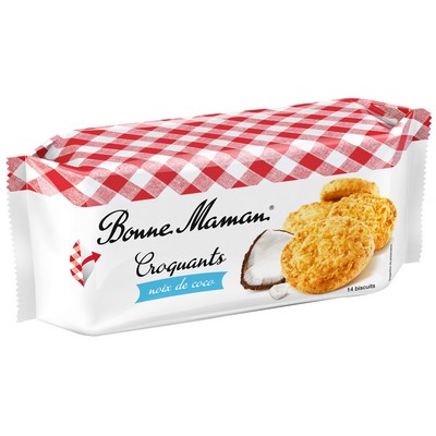 BONNE MAMAN - CRISPY COCONUT BISCUITS X14 - 150G PACK