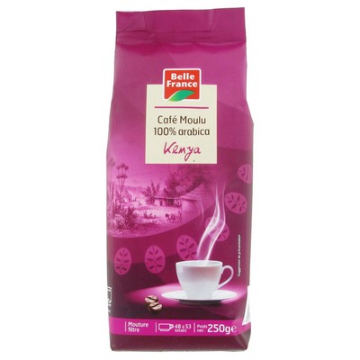 Ground Coffee Kenya Origin 100% Arabica Belle France 250g