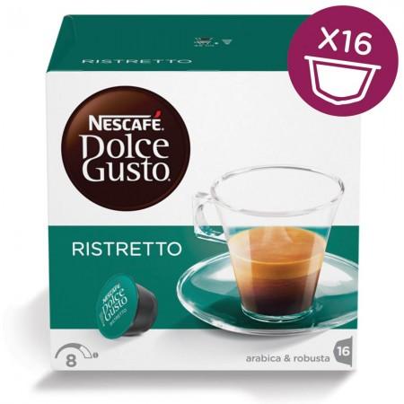 NESCAFE DOLCE GUSTO Cappuccino Extra Crema 16 Capsules (8 Milk and 8 Coffee)