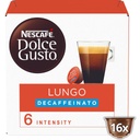 Capsules NESCAFE DOLCE GUSTO Lungo Decaffeinato Boîte de 16 capsules